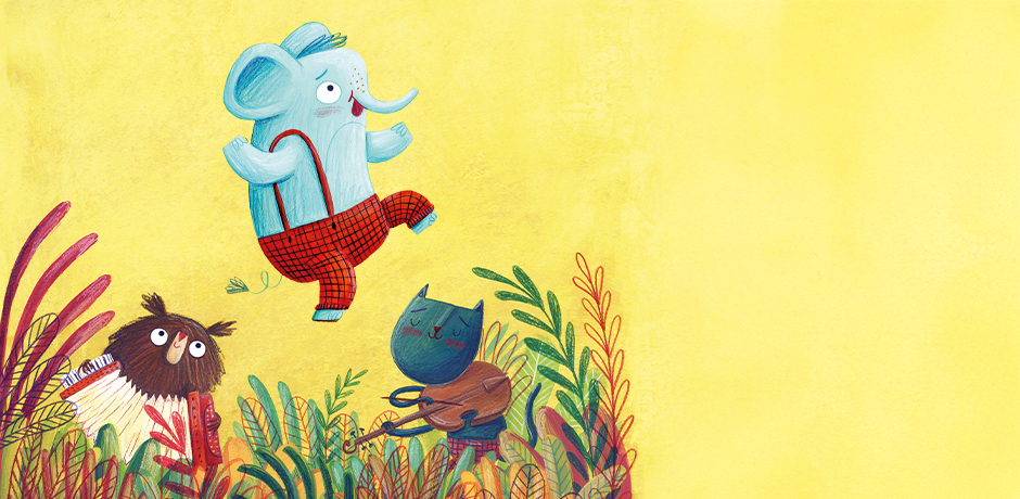 Kitapla oyun olur mu hiç? – Fil Müziği (4 Yaş)