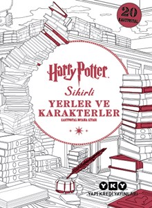 Harry Potter Sihirli Yerler ve Karakterler - Kartpostal Boyama Kitabı