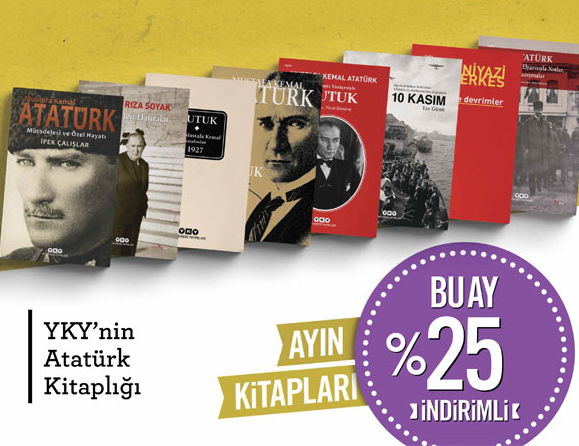  Atatürk kitapları Kasım ayında %25 indirimli...