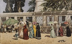 Osman Hamdi Bey Feraceli Kadınlar 1887, tuval üzerine yağlıboya, 84 x 132 cm