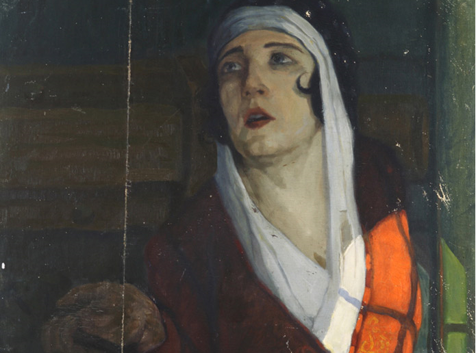 Peter Dimiter Hristoff, Saray’dan Kaçış (Viktorya Hristova’nın Portresi), 1927
