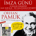 Beklenen romanıyla Orhan Pamuk YKY Galatasaray Kitabevinde...